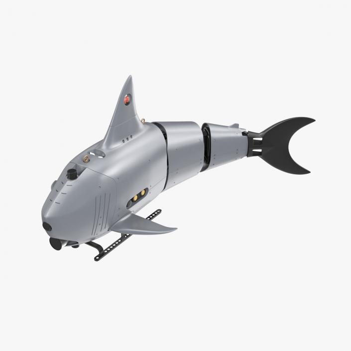 3D Shark Underwater Drone Rigged for Cinema 4D model