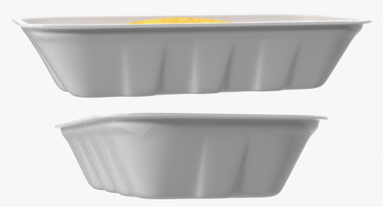 3D model Bananas Wrapped Food Tray