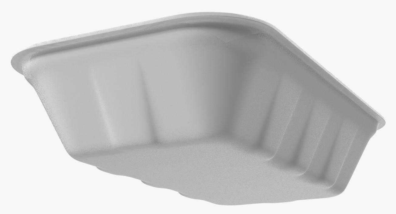 3D model Bananas Wrapped Food Tray