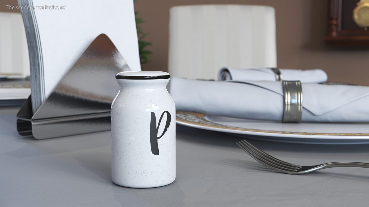 3D Pepper Shaker model