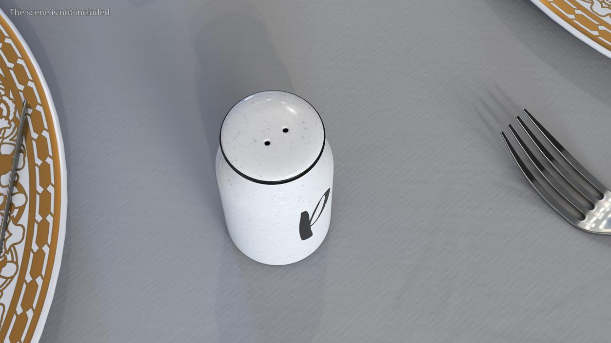 3D Pepper Shaker model