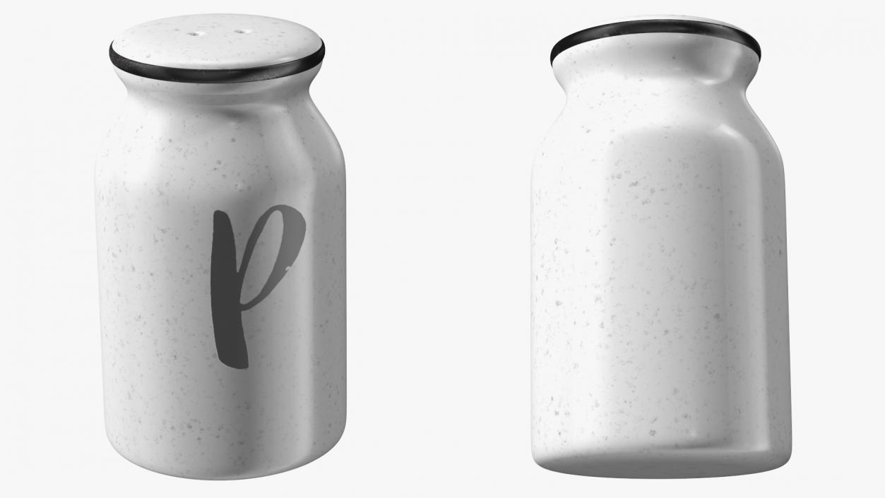 3D Pepper Shaker model