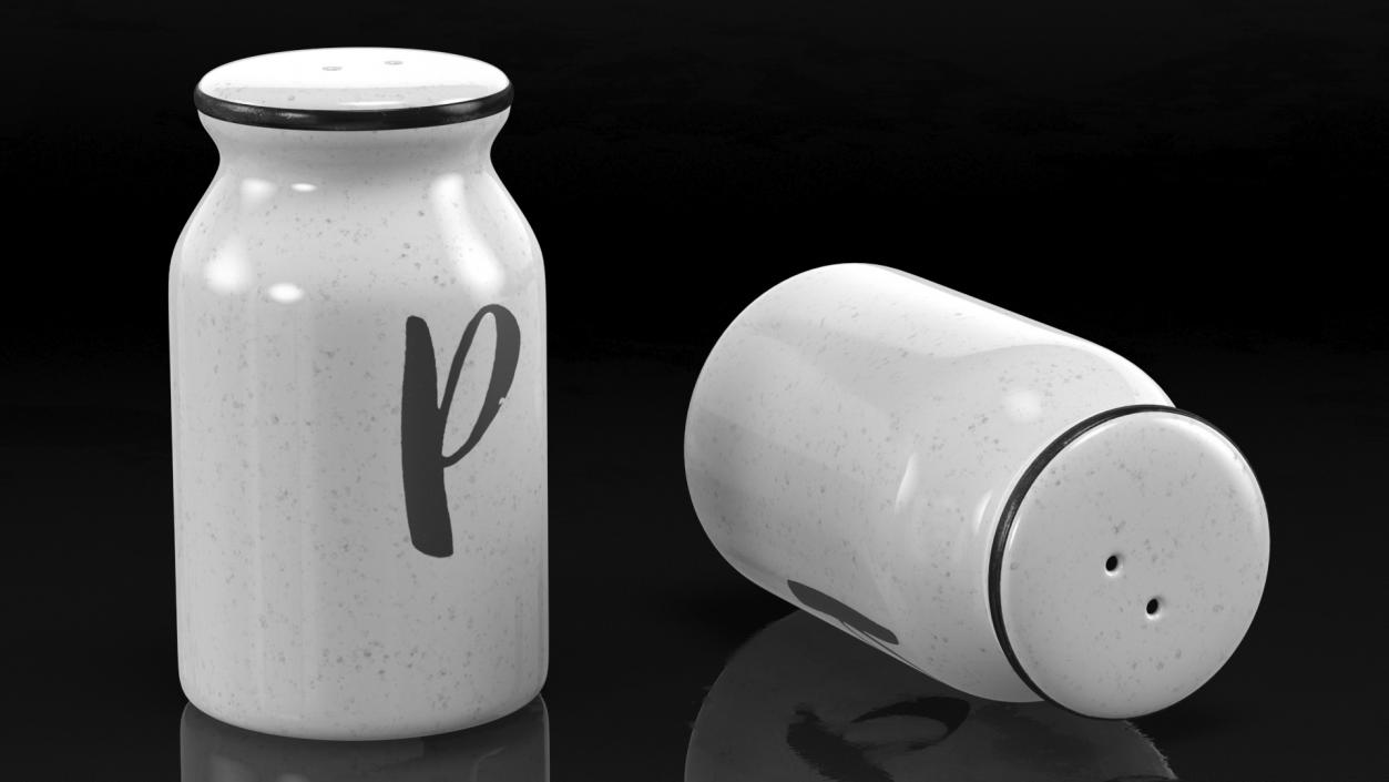 3D Pepper Shaker model