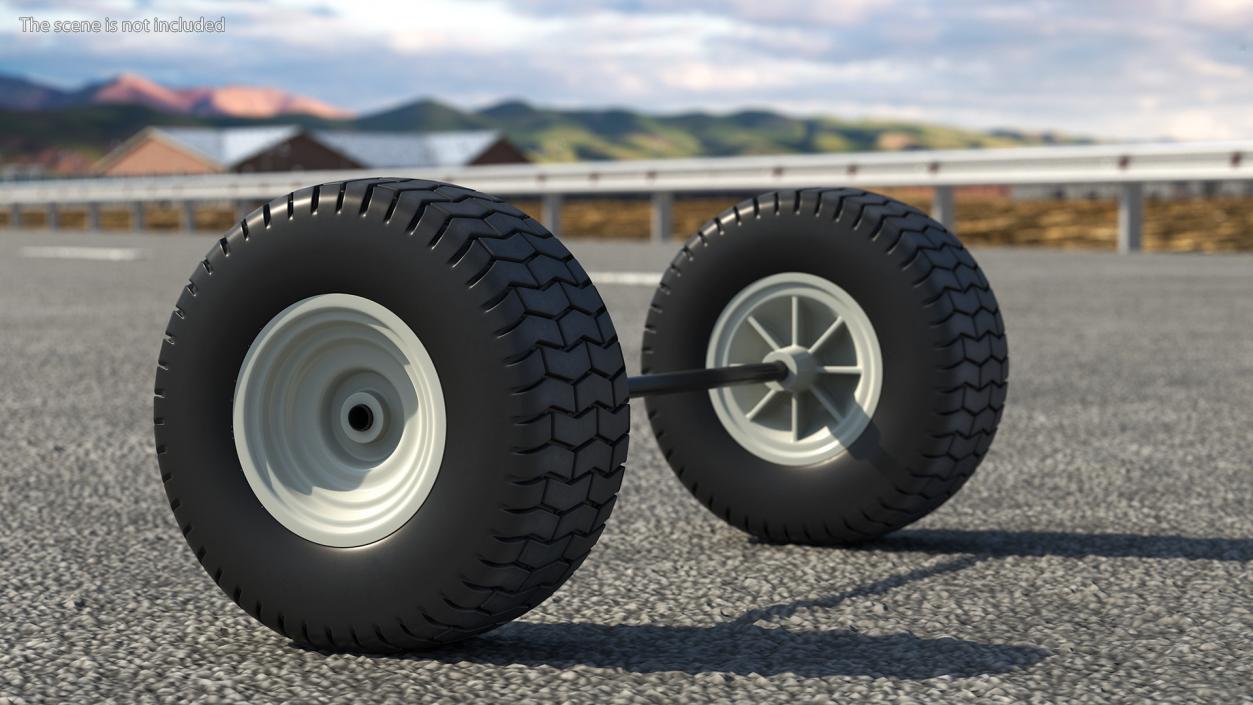 3D model Wheel Axle