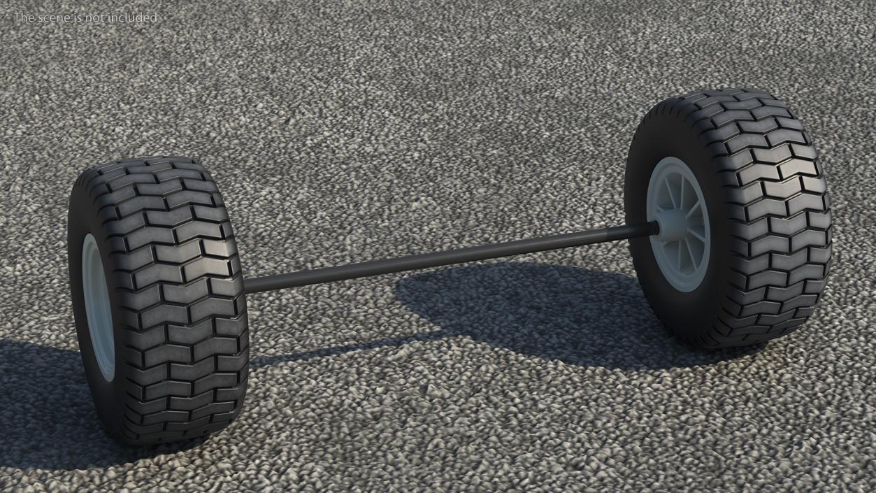 3D model Wheel Axle