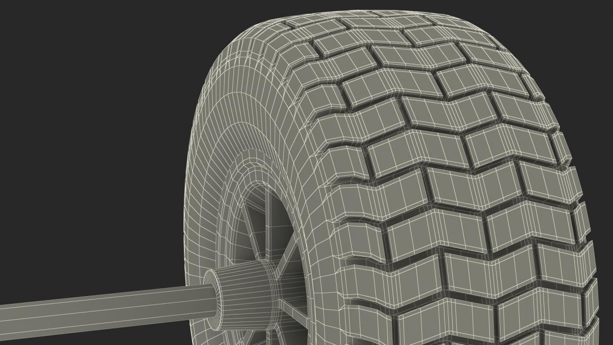 3D model Wheel Axle