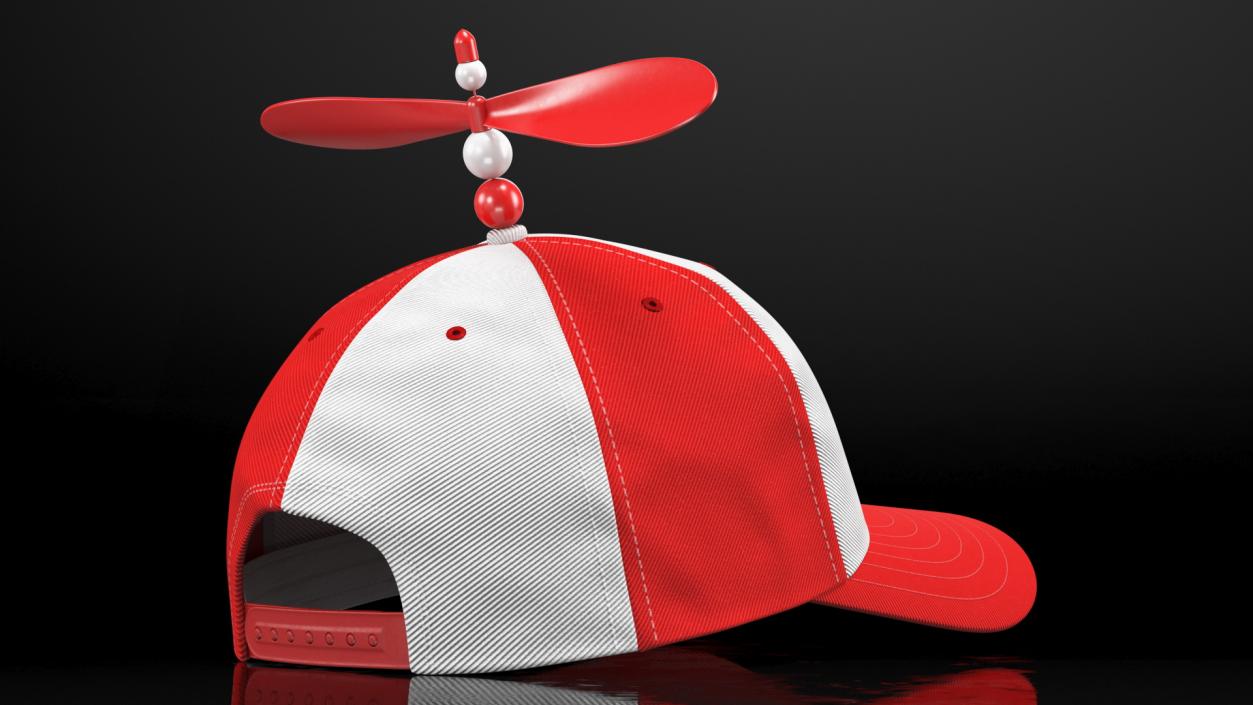 Propeller Cap Red 3D