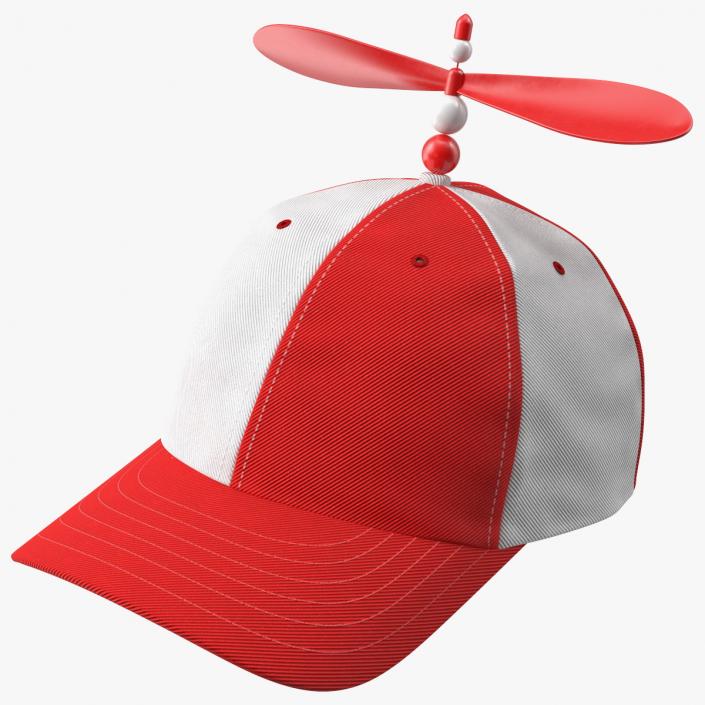 Propeller Cap Red 3D