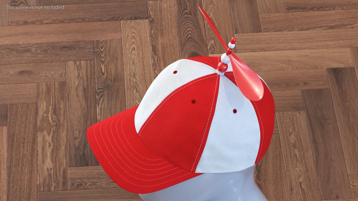 Propeller Cap Red 3D