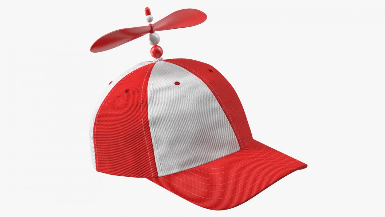 Propeller Cap Red 3D