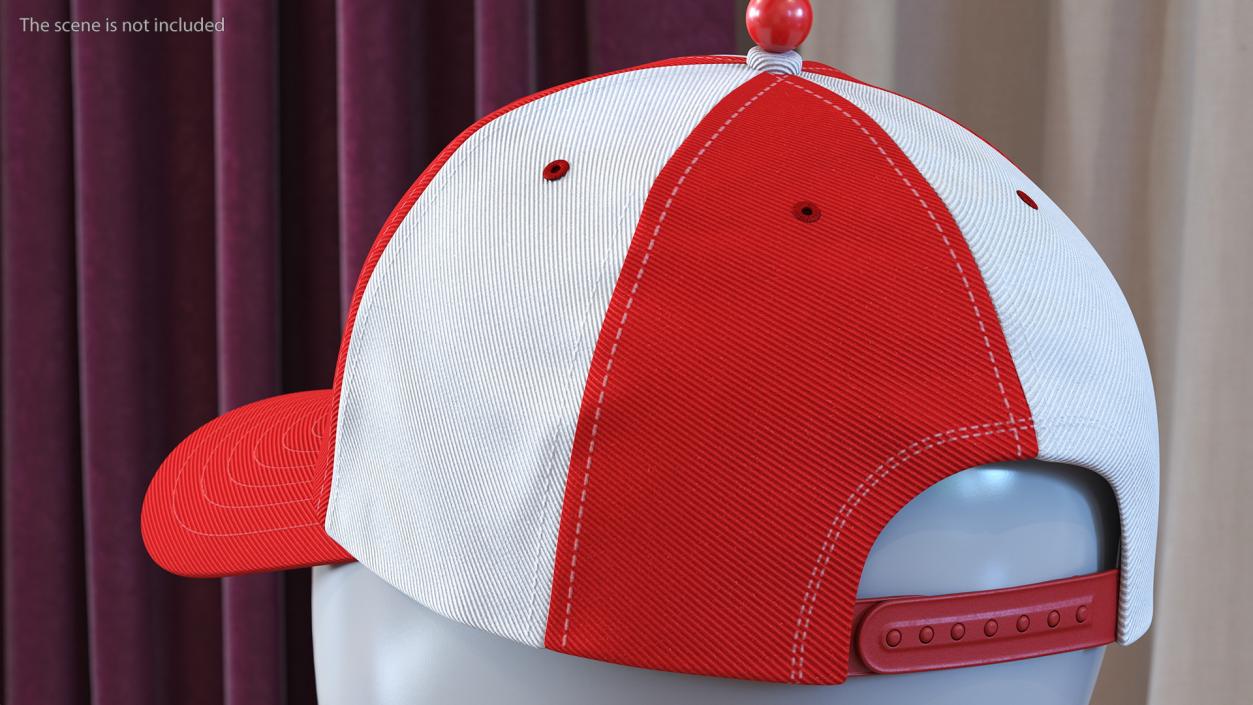 Propeller Cap Red 3D