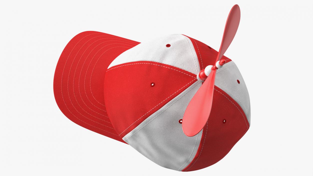 Propeller Cap Red 3D