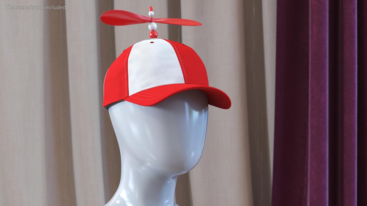 Propeller Cap Red 3D