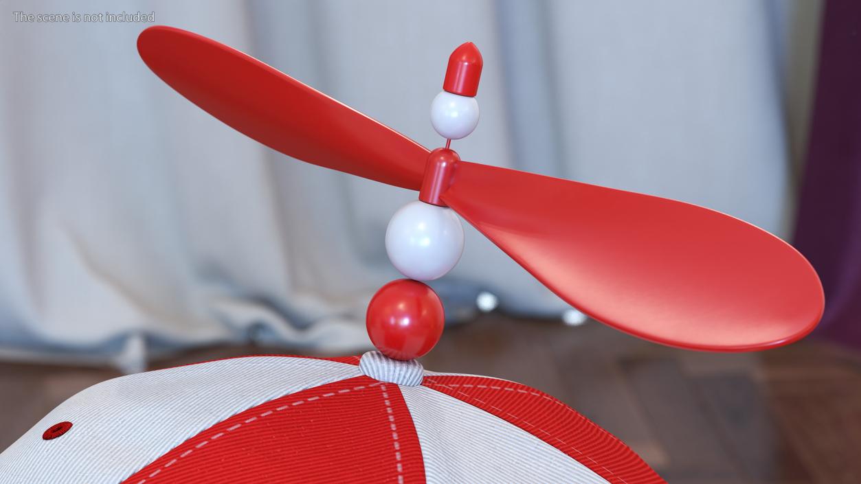 Propeller Cap Red 3D