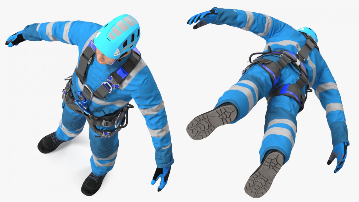 3D High Altitude Worker Neutral Pose model