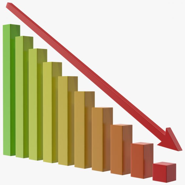 Graph Straight Down 3D model