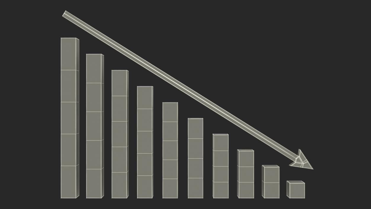 Graph Straight Down 3D model