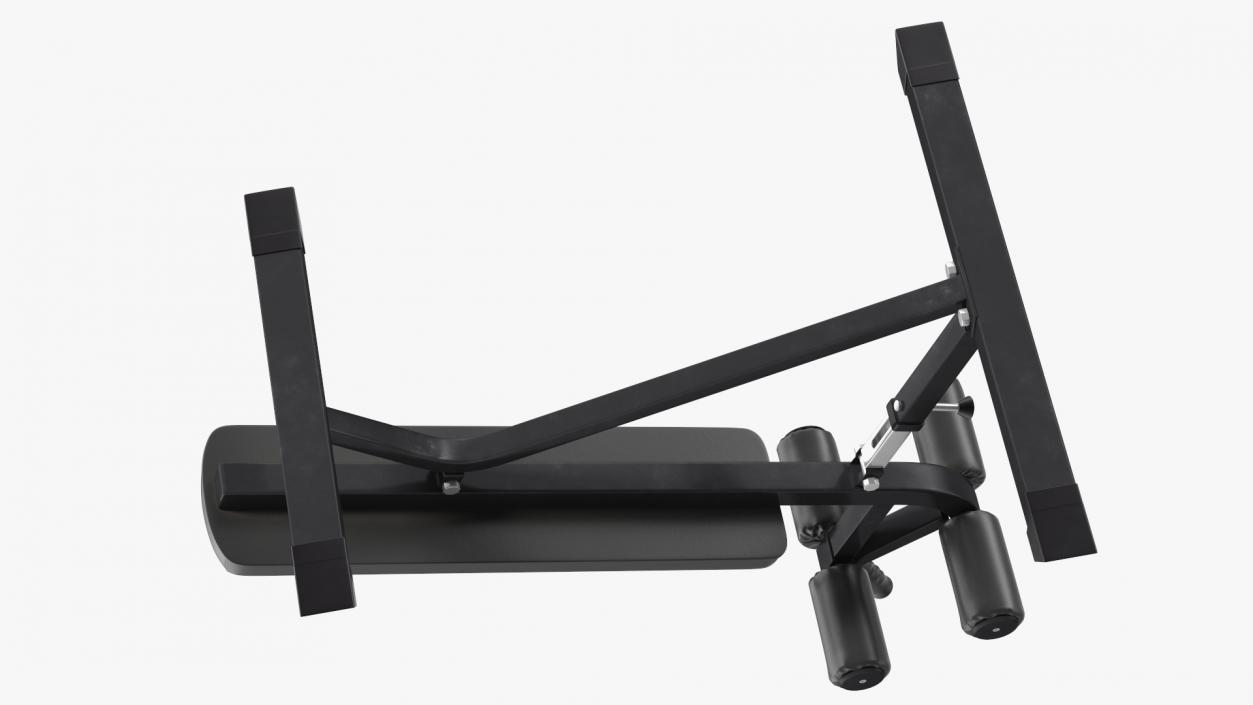 3D Crunch Bench Black model