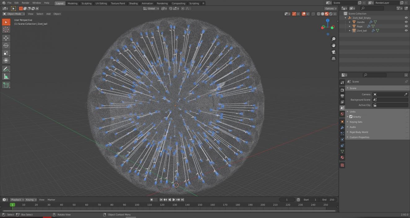 3D model Zorb Ball Empty