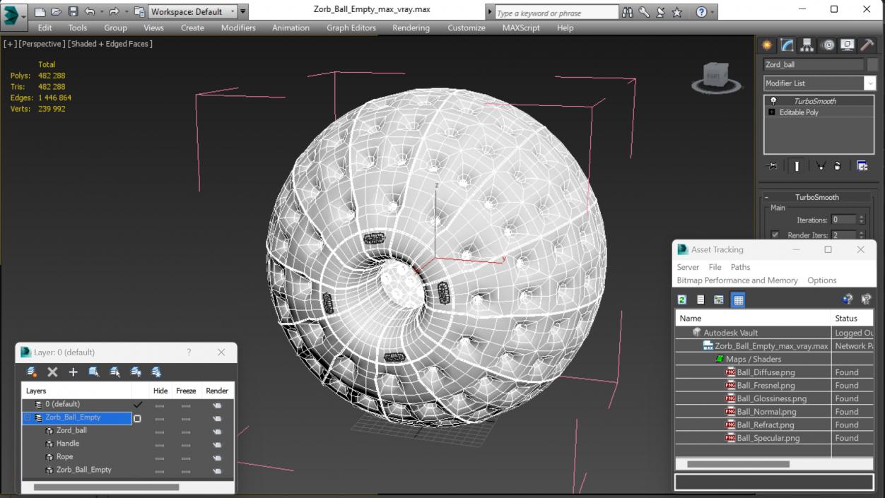 3D model Zorb Ball Empty