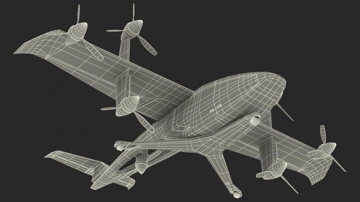 3D Personal Futuristic Aircraft model