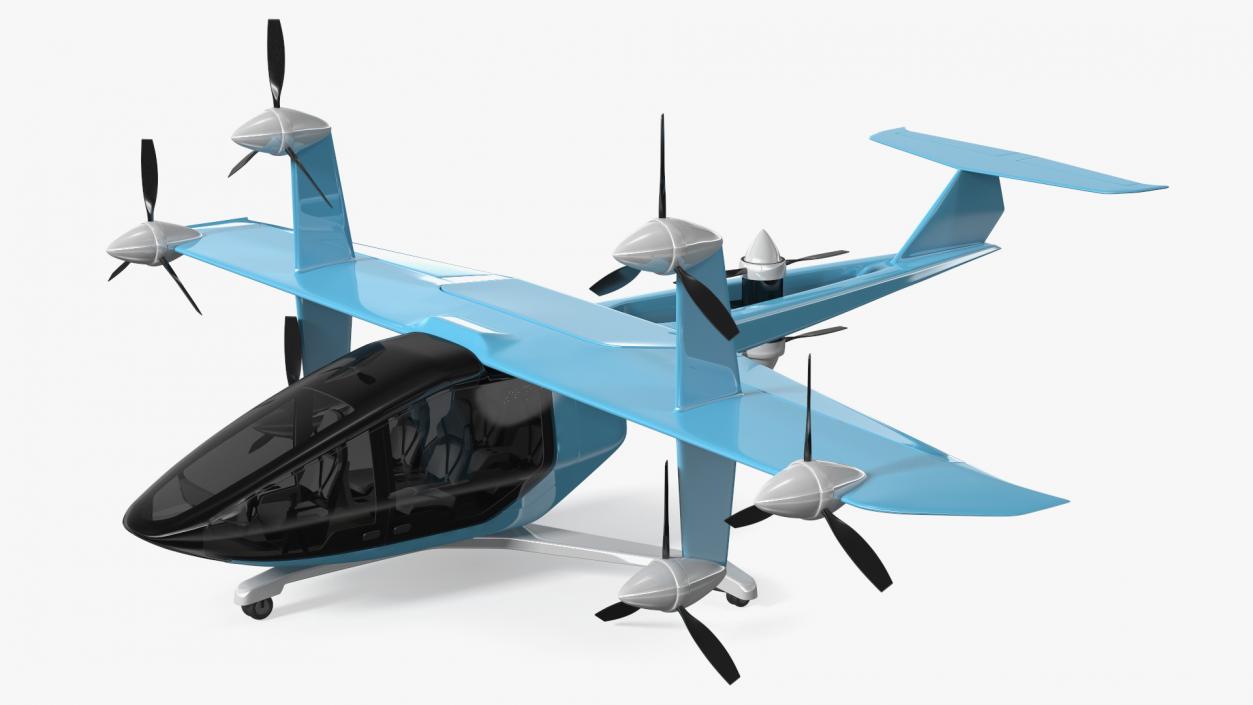 3D Personal Futuristic Aircraft model