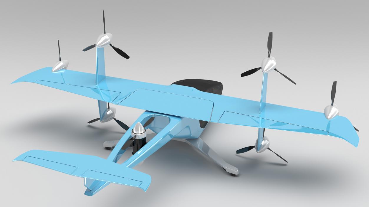 3D Personal Futuristic Aircraft model