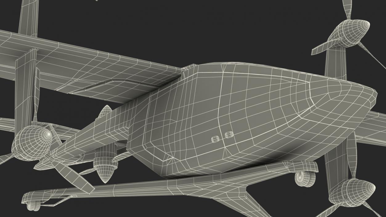 3D Personal Futuristic Aircraft model