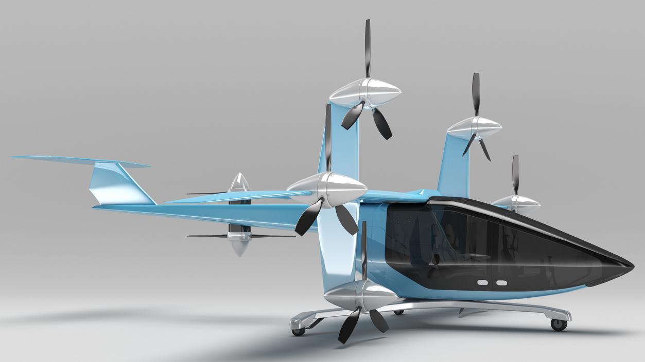 3D Personal Futuristic Aircraft model