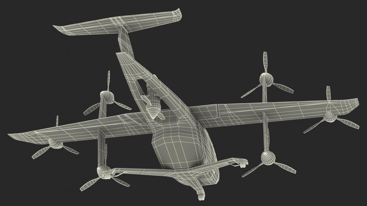 3D Personal Futuristic Aircraft model