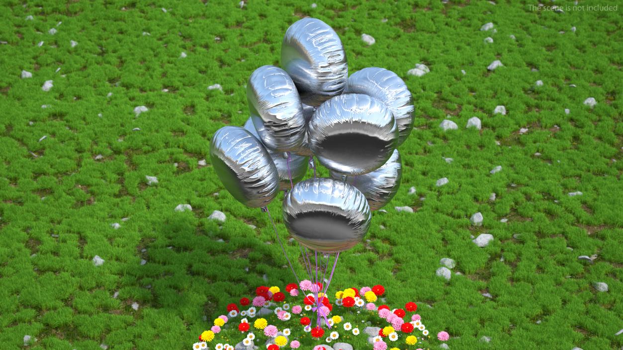 3D model Party Decoration Foil Balloons