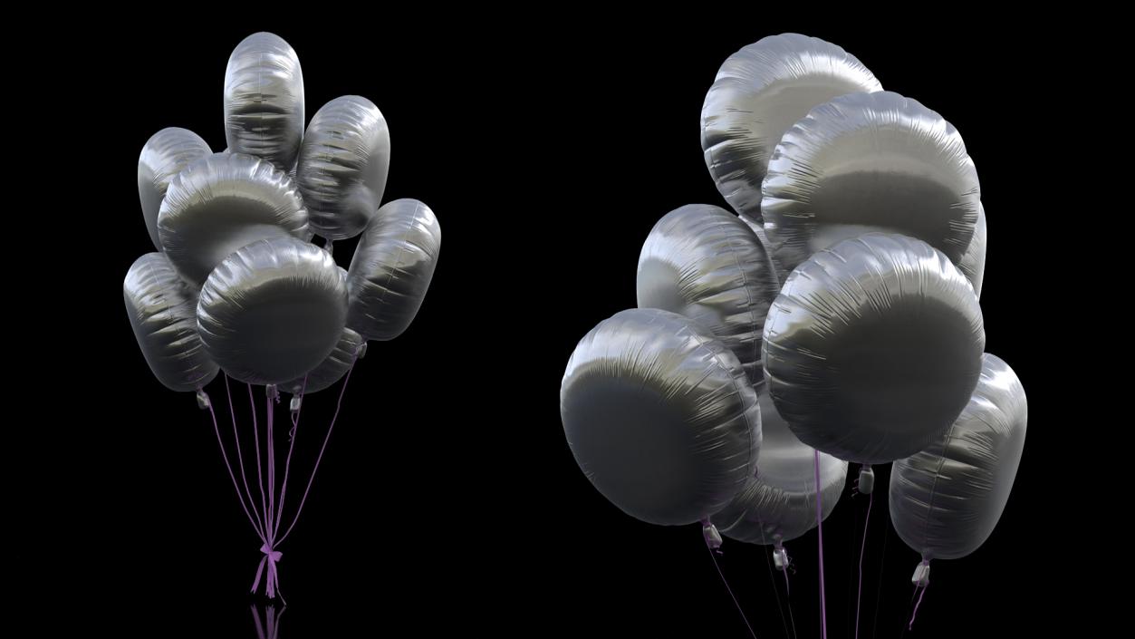 3D model Party Decoration Foil Balloons