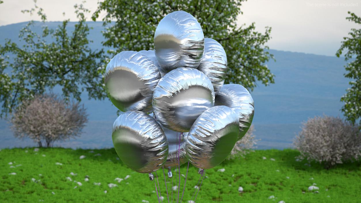 3D model Party Decoration Foil Balloons