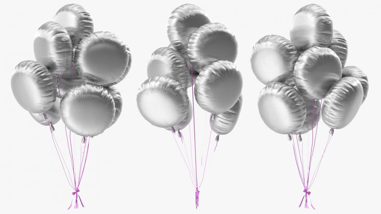 3D model Party Decoration Foil Balloons