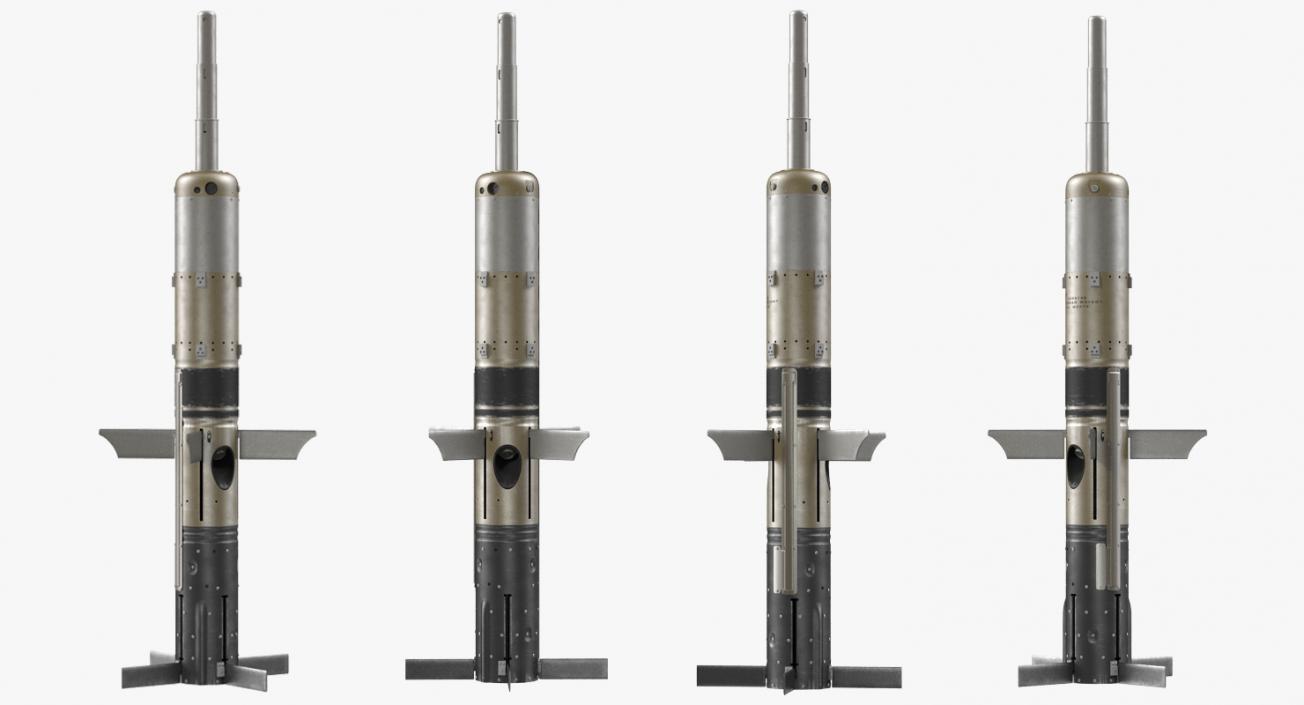 3D BGM 71E TOW Missile Rigged