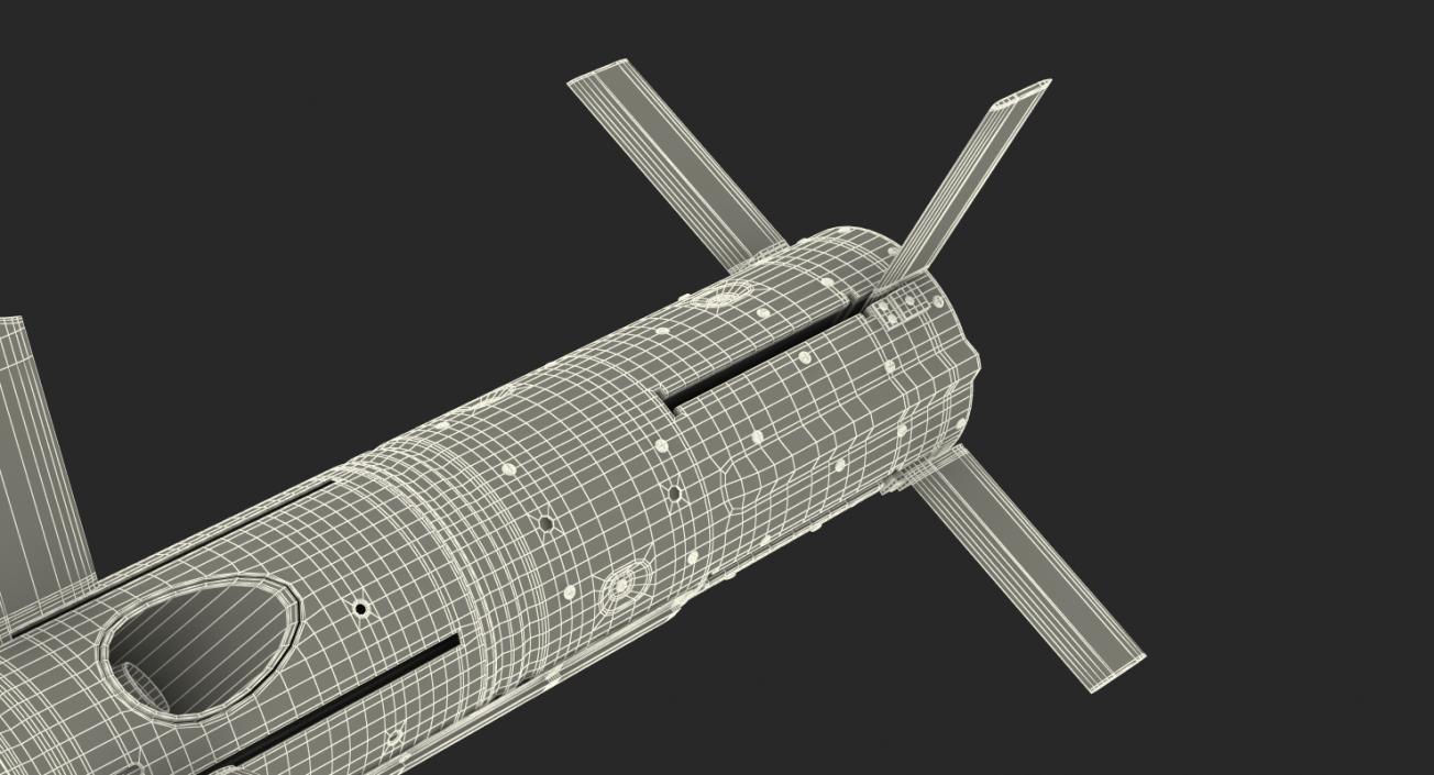 3D BGM 71E TOW Missile Rigged