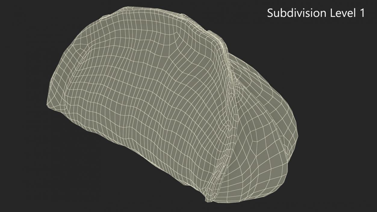 3D model Chinese Dumpling Cooked 2