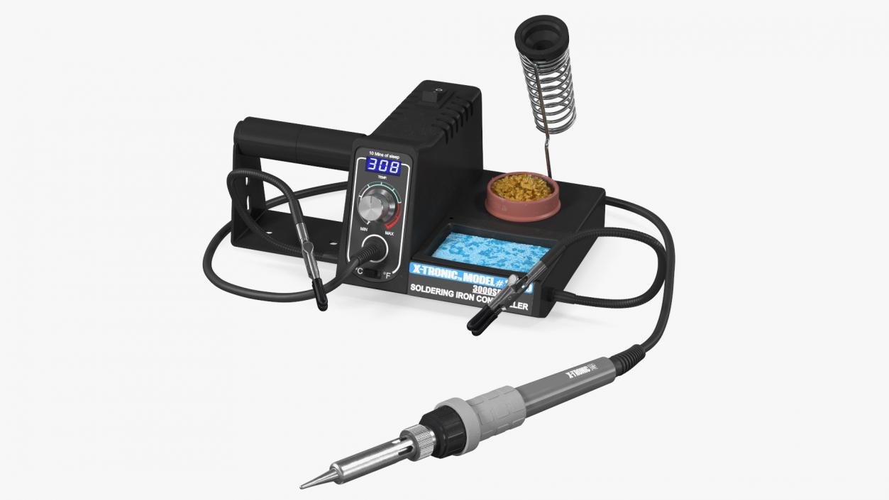 X Tronic Model 3020 XTS Digital Soldering Station 3D model