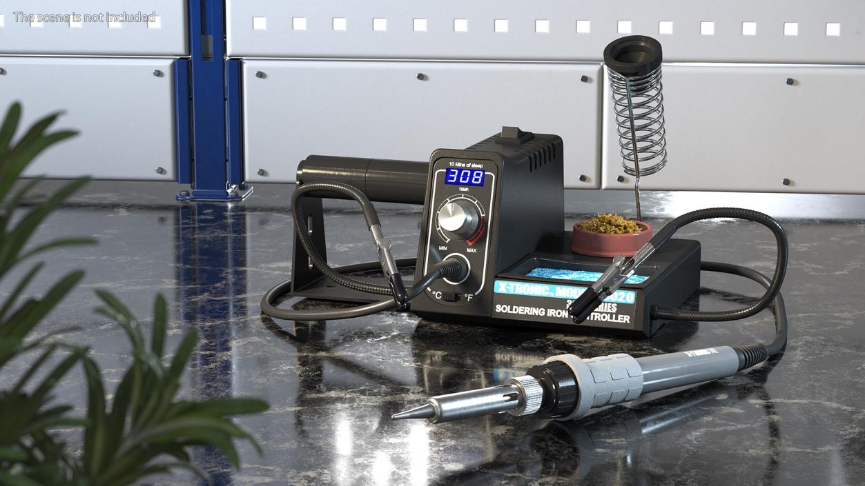 X Tronic Model 3020 XTS Digital Soldering Station 3D model