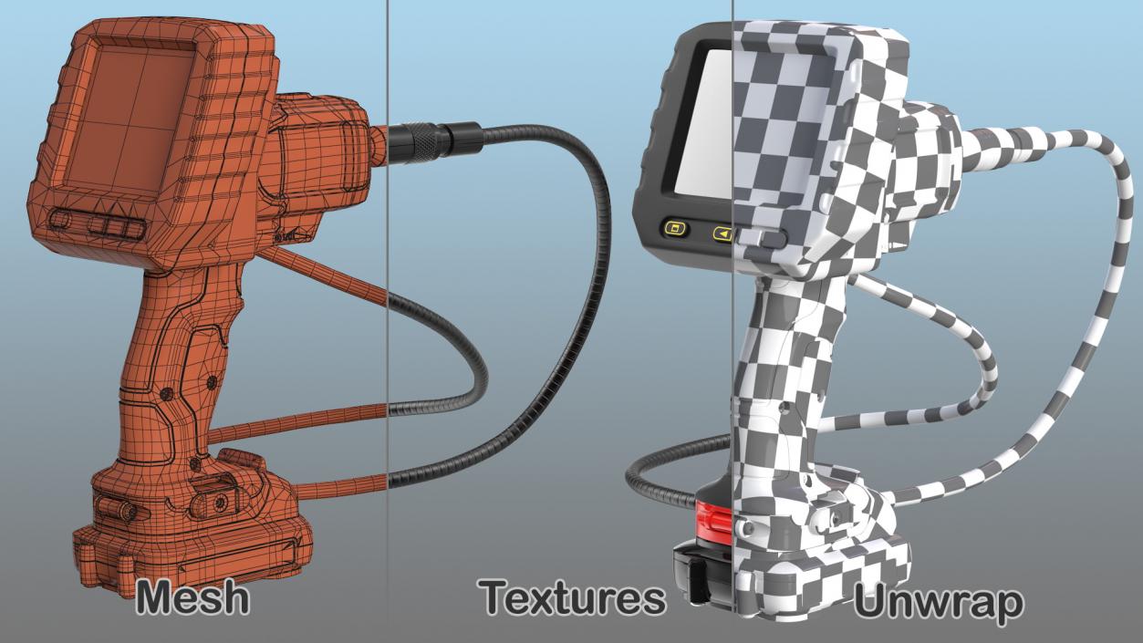 3D Inspection Camera Dewalt Rigged