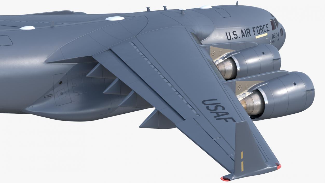 Boeing C17 Globemaster III Transport Aircraft Flight 3D