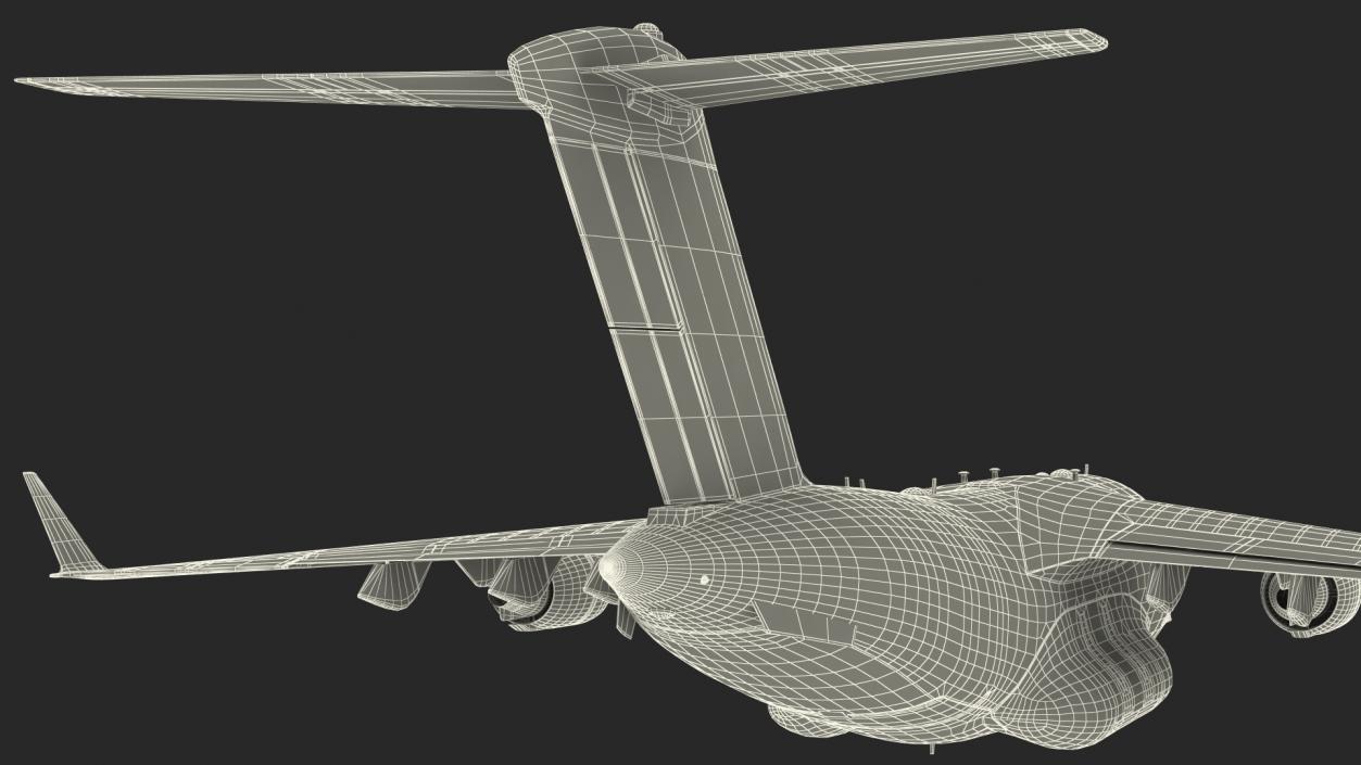 Boeing C17 Globemaster III Transport Aircraft Flight 3D