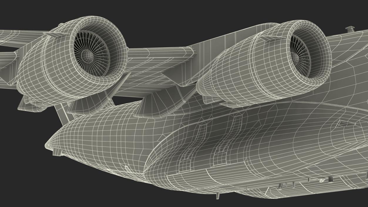 Boeing C17 Globemaster III Transport Aircraft Flight 3D