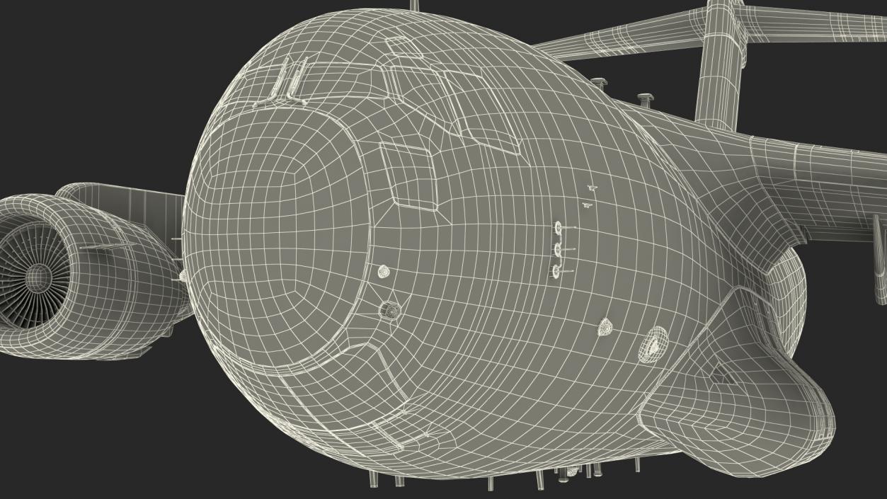 Boeing C17 Globemaster III Transport Aircraft Flight 3D