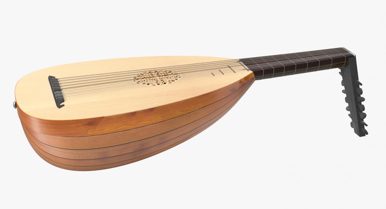 String Instrument Lute 3D