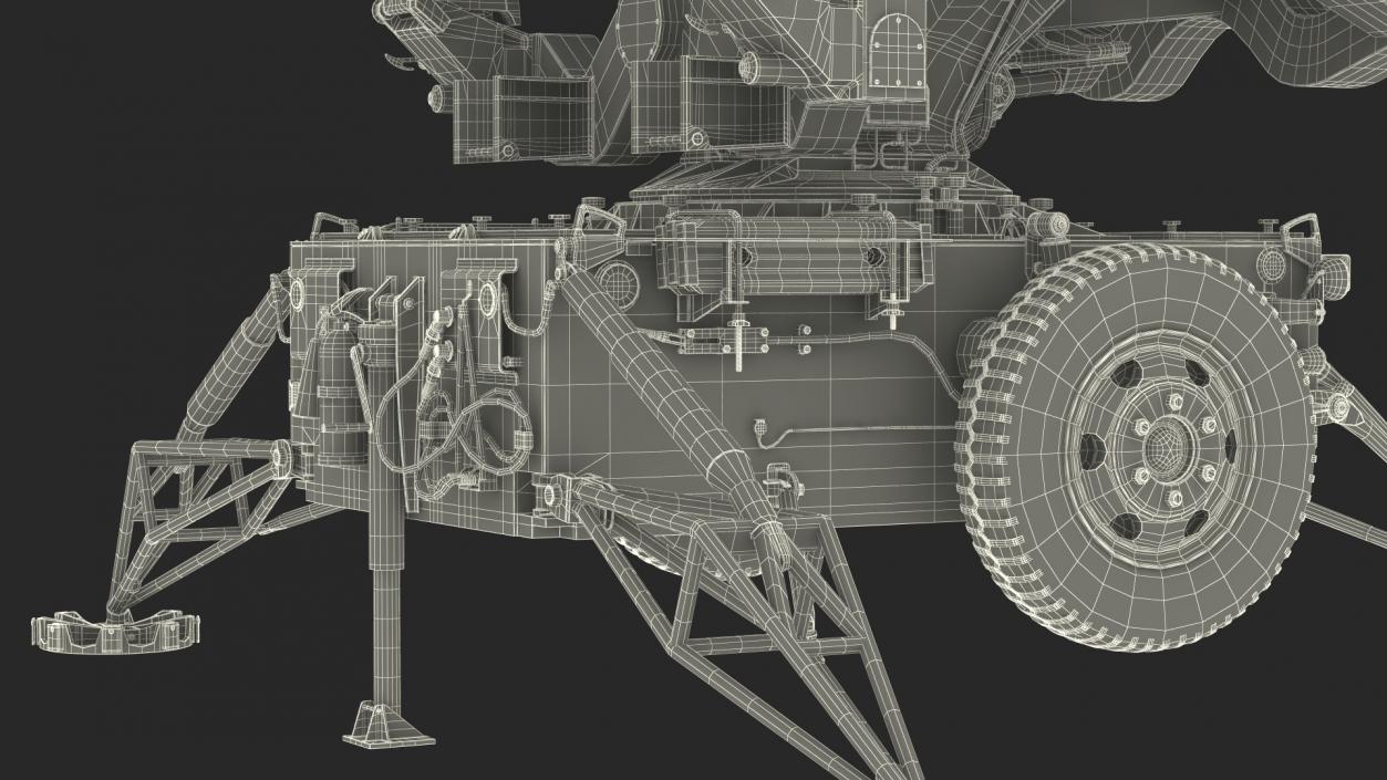 3D MIM23 HAWK Light Green Rigged for Maya model