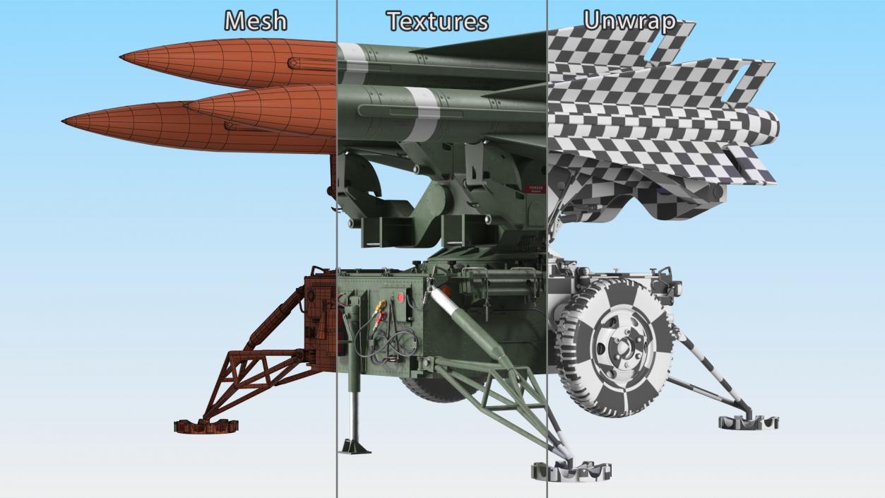 3D MIM23 HAWK Light Green Rigged for Maya model