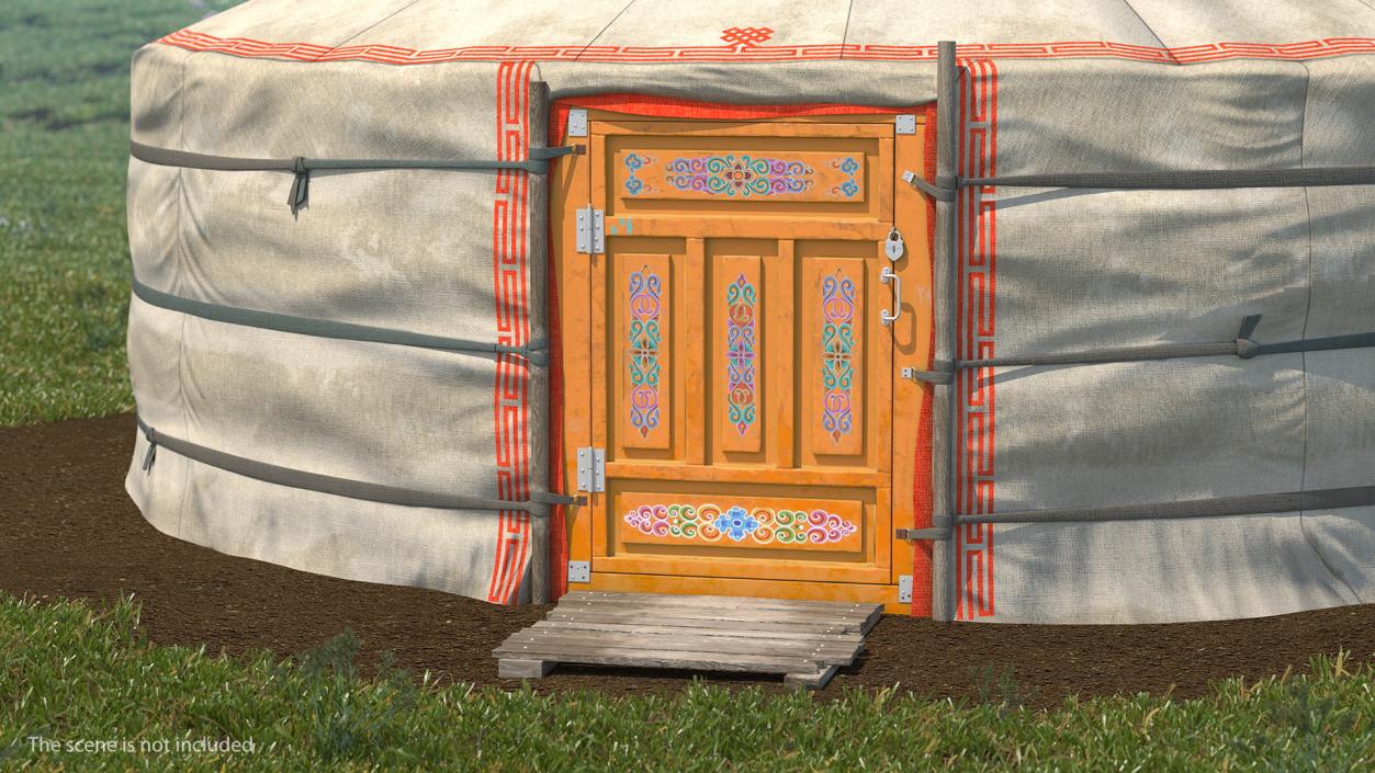 Yurt of Mongolian Nomads 3D model