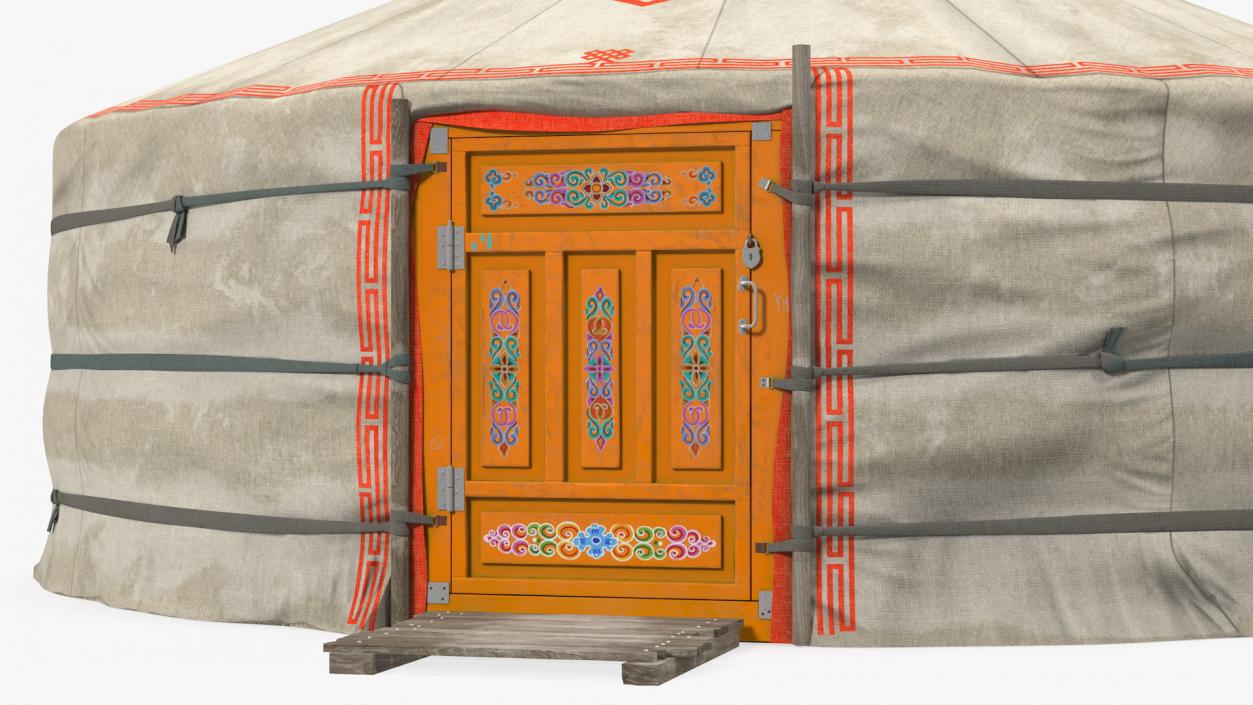 Yurt of Mongolian Nomads 3D model