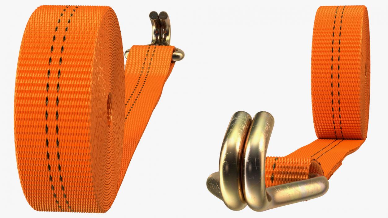 Strap Belt Folded 3D